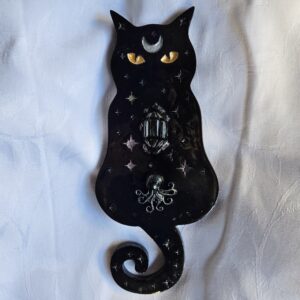 Cat Mystic Octopus – para apoyar o colgar – Turmalina