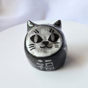 Daruma Cat - Cuarzo Cristal