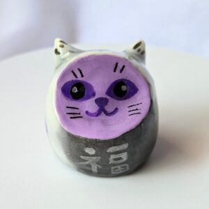 Daruma Cat - Amatista 2