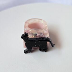Ring Neko - Cuarzo Rosa